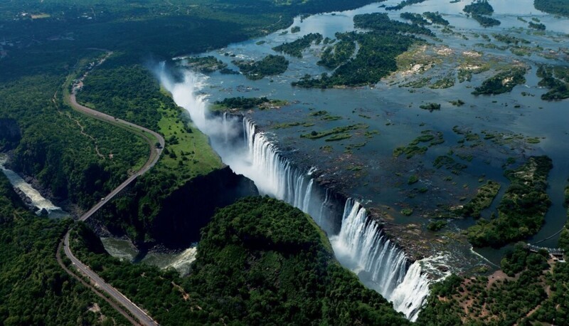 Водопад Виктория, Замбия-Зимбабве, Африка (33 фото)