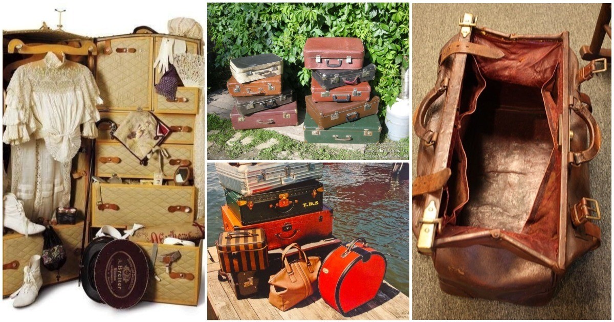 Путешествия и ностальгия: старинные дорожные чемоданы (22 фото)