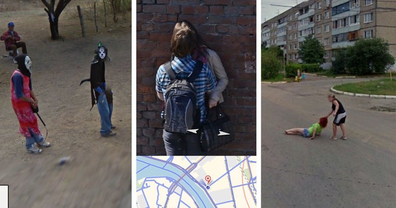Никакой личной жизни: Google и Яндекс-карты продолжают рассекречивать людей (20 фото)