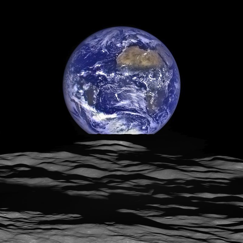 Наш дом со стороны или как выглядит Земля из различных уголков космоса (10 фото + 1 видео)